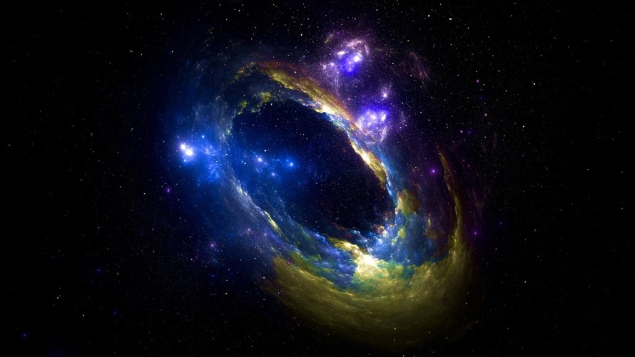 Trong lỗ đen siêu dẫn, chân trời bên trong và cả các lỗ sâu đều bị phá vỡ. Ảnh: Livescience.