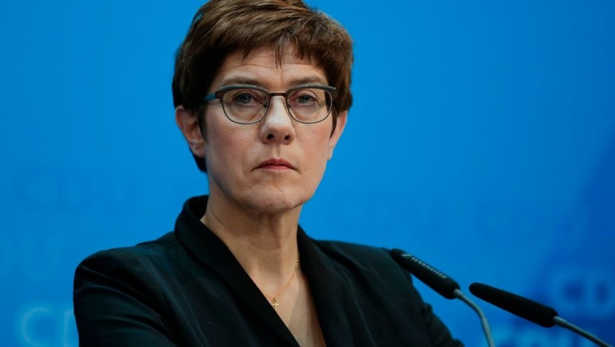 Bộ trưởng Quốc phòng Đức Annegret Kramp Karrenbauer.