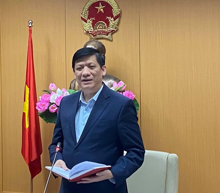 Bộ trưởng Y tế Nguyễn Thanh Long phát biểu tại Hội nghị.