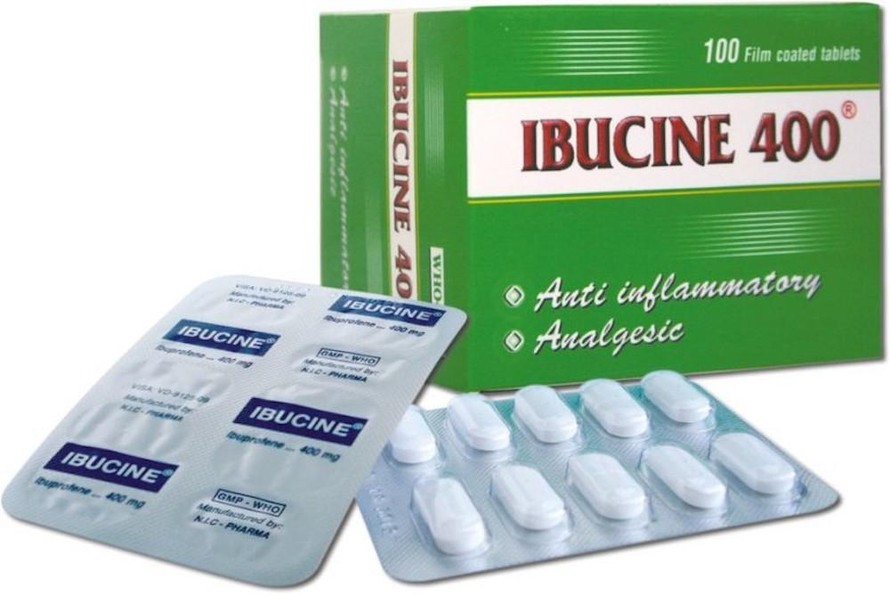 Ibucine 400 do Công ty TNHH dược phẩm USA-NIC sản xuất là một trong số nhiều loại thuốc bị Cục Quản lý Dược xử phạt vì vi phạm chất lượng.