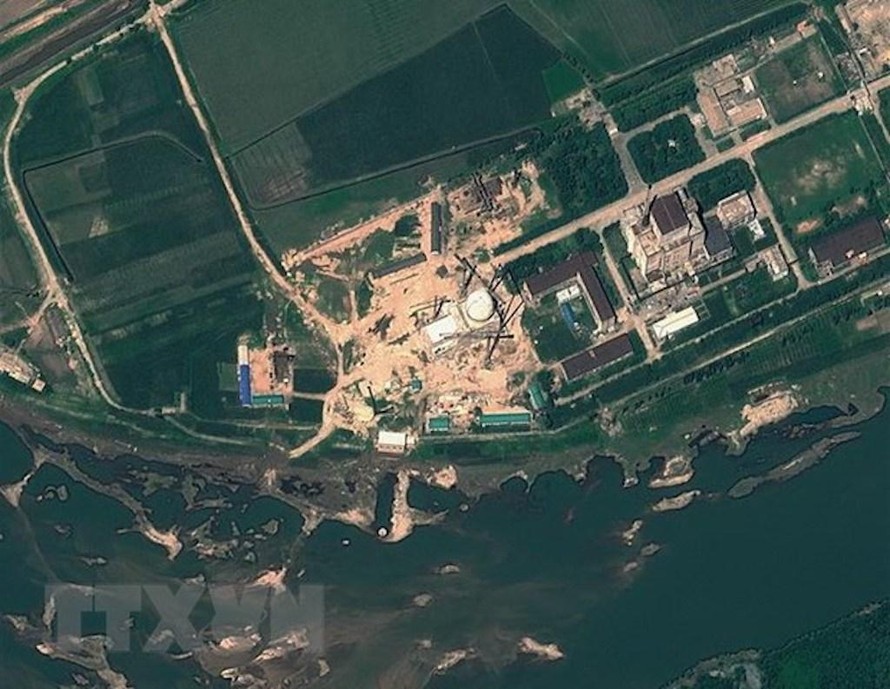 Hình ảnh vệ tinh chụp tổ hợp hạt nhân Yongbyon ở Triều Tiên. 