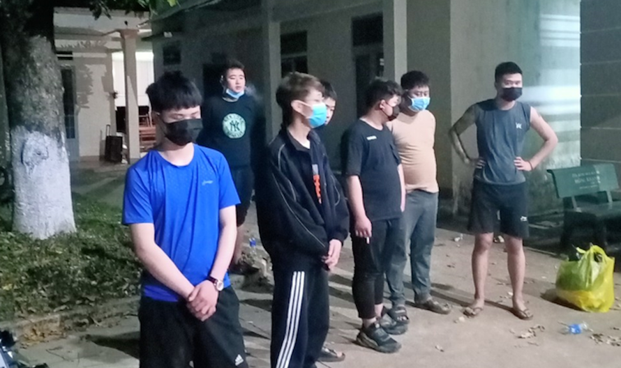 Bình Phước bắt giữ nhóm người Trung Quốc nhập cảnh trái phép