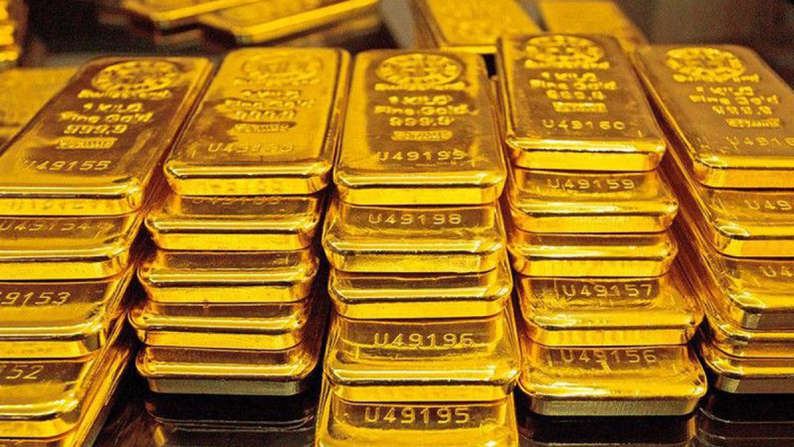 Giá vàng trong nước đang cao hơn giá vàng thế giới khoảng gần 7 triệu đồng/lượng. (Ảnh minh hoạ)