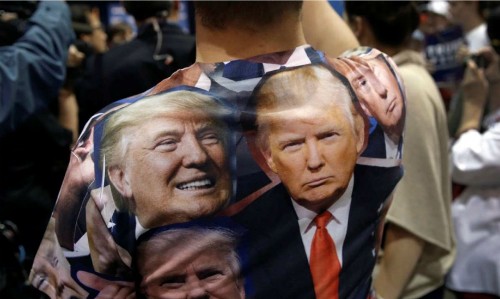 Một người ủng hộ Donald Trump tại Nevada. Ảnh: Reuters