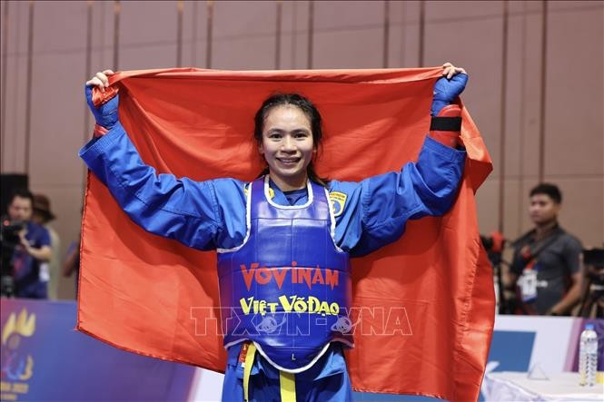 Lê Thị Hiền giành HCV đầu tiên cho Vovinam Việt Nam