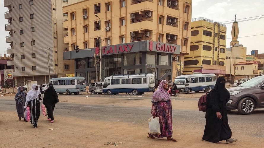 Một góc nhìn chụp từ thủ đô Khartoum, Sudan.