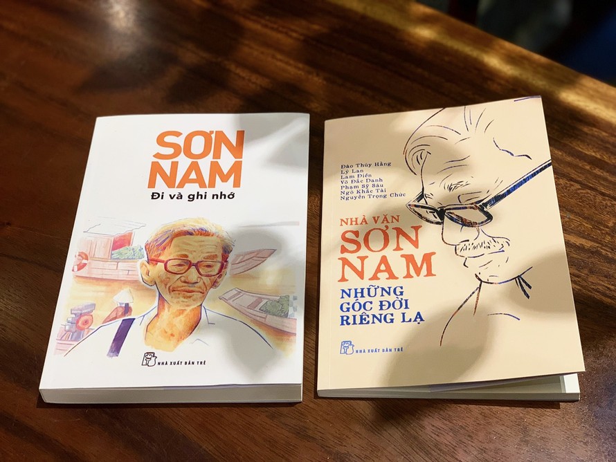 Bìa hai cuốn sách mới xuất bản của Nhà văn Sơn Nam. 