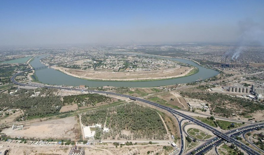 Đoạn sông Tigris chảy qua thủ đô Baghdad của Iraq. Ảnh: Sputnik
