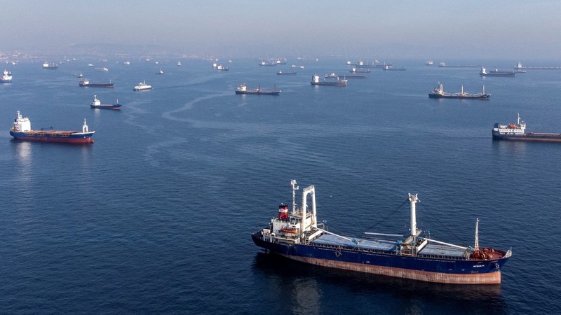 Phớt lờ cảnh báo của Nga, các tàu ngũ cốc vẫn hướng đến cảng của Ukraine