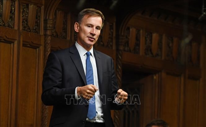 Ông Jeremy Hunt phát biểu tại phiên họp Hạ viện Anh ở London ngày 5/10/2020. Ảnh tư liệu: AFP/TTXVN