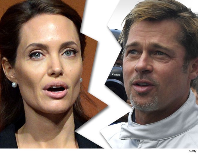 Angelina Jolie đệ đơn ly dị Brad Pitt