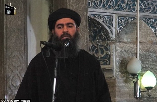 Abu Bakr al-Baghdadi được cho là đã bị trúng độc. Ảnh: AFP/Getty. 