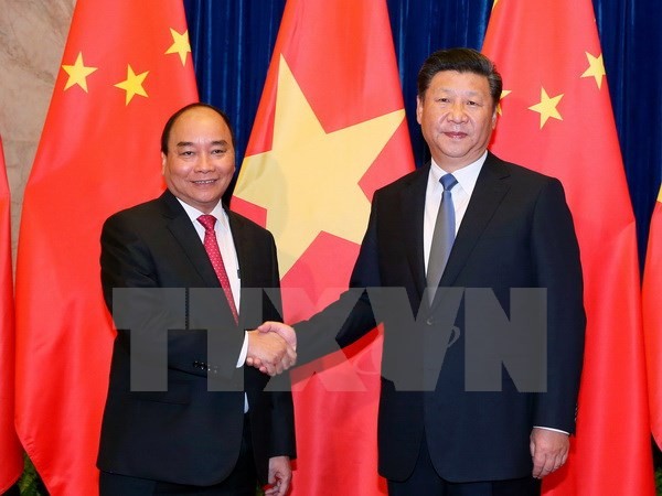 Thủ tướng hội kiến Tổng Bí thư, Chủ tịch nước Trung Quốc Tập Cận Bình