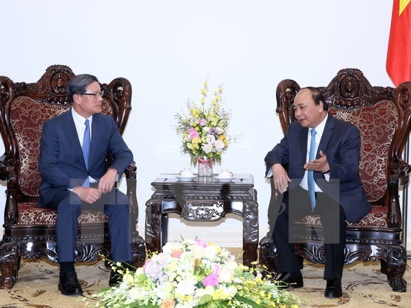 Thủ tướng tiếp lãnh đạo các Tập đoàn CJ và GS của Hàn Quốc