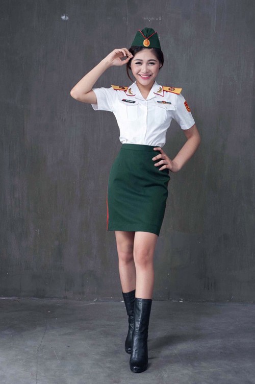 Nữ sinh trường quân đội trở thành Hoa khôi Sinh viên Hà Nội