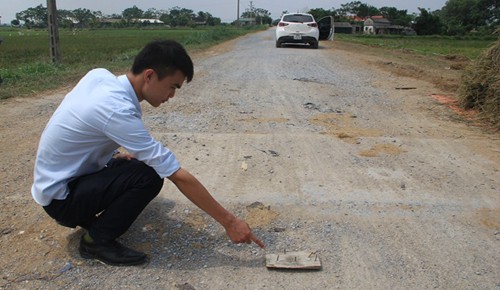 Xuất hiện 'bẫy' đinh trên nhiều tuyến đường ở Thanh Hóa
