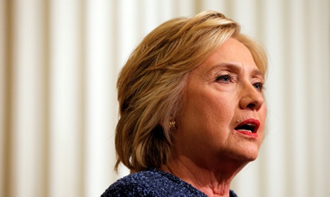Hillary Clinton, ứng viên tổng thống đảng Dân chủ Mỹ. Ảnh: Reuters