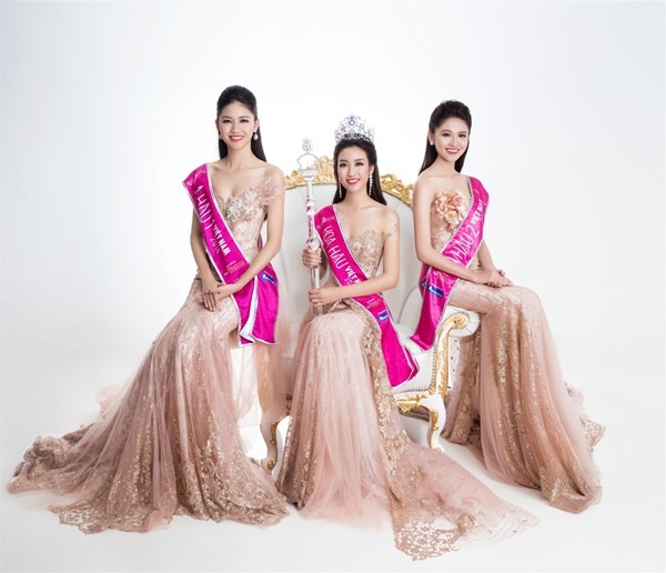 Nhan sắc kiêu kỳ của Top 3 Hoa hậu Việt Nam