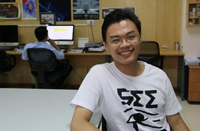 Trương Ngọc - sinh viên năm thứ 4 ngành Vũ trụ và Hàng không, ĐH Khoa học và Công nghệ Hà Nội.