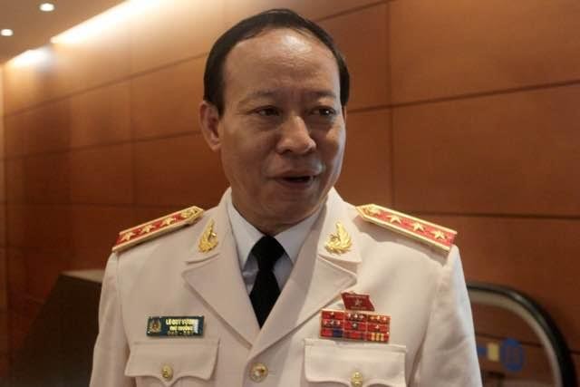 Thượng tướng Lê Quý Vương cho biết dự kiến tháng 12 sẽ đưa vụ án Hà Văn Thắm ra xét xử. Ảnh: Phạm Hải