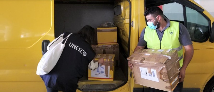 Unilever quyên góp máy tính cho hai trường học nhằm thúc đẩy giáo dục tại Beirut thông qua UNESCO