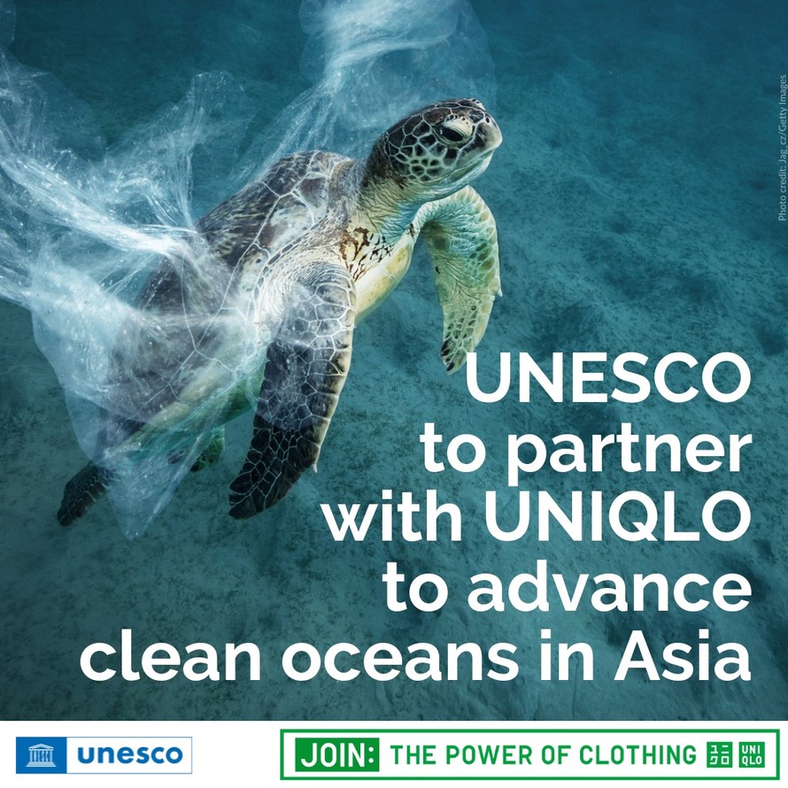 UNESCO hợp tác với Uniqlo để thúc đẩy đại dương Xanh - Sạch - Đẹp tại Châu Á