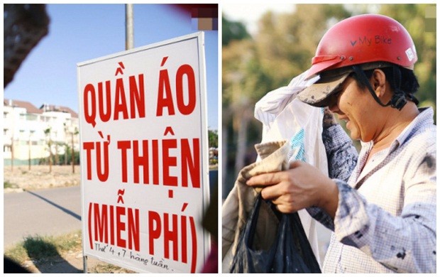 'Quầy quần áo miễn phí' ấm tình người ở Sài Gòn