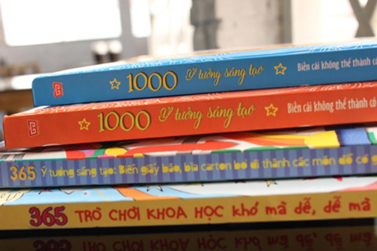 Nhiều cuốn sách hướng dẫn sáng tạo cho trẻ em ra mắt dịp hè