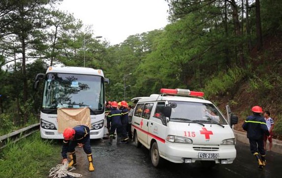 Tai nạn xe khách tại đèo Prenn, 7 người tử nạn