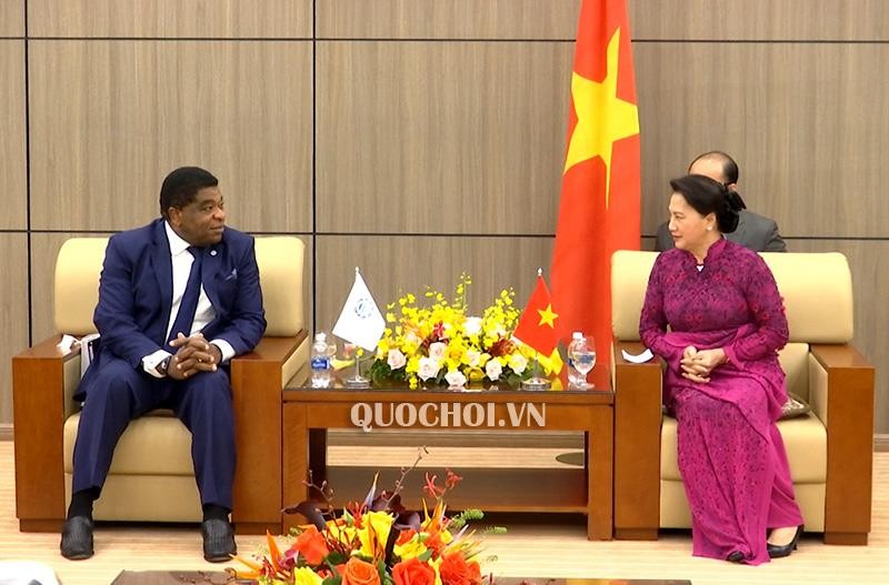 ​ Chủ tịch Quốc hội Nguyễn Thị Kim Ngân và Tổng Thư ký IPU Martin Chungon