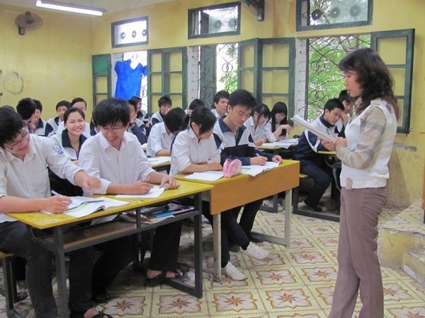 Những áp lực sổ sách ảnh hưởng đến hoạt động chuyên môn của giáo viên. (Ảnh minh họa: PM/Vietnam+)