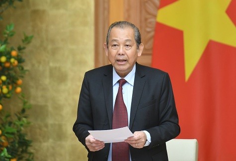 Phó Thủ tướng Trương Hoà Bình, Trưởng Ban Chỉ đạo Cải cách hành chính của Chính phủ phát biểu tại Hội nghị - Ảnh: VGP/Quang Hiếu