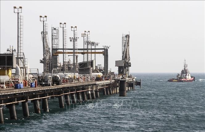 Cơ sở khai thác dầu trên đảo Khark, Iran. Ảnh: AFP/TTXVN