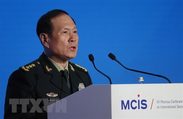 Bộ trưởng Quốc phòng Trung Quốc Ngụy Phụng Hòa. (Nguồn: EPA-EFE/TTXVN)