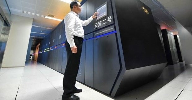 Một hệ thống siêu máy tính của Trung Quốc. (Nguồn: ejinsight.com)