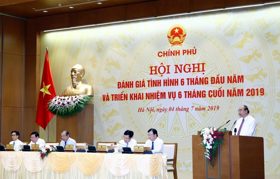 Thủ tướng Chính phủ Nguyễn Xuân Phúc phát biểu tại hội nghị. (Ảnh: Thống Nhất/TTXVN)