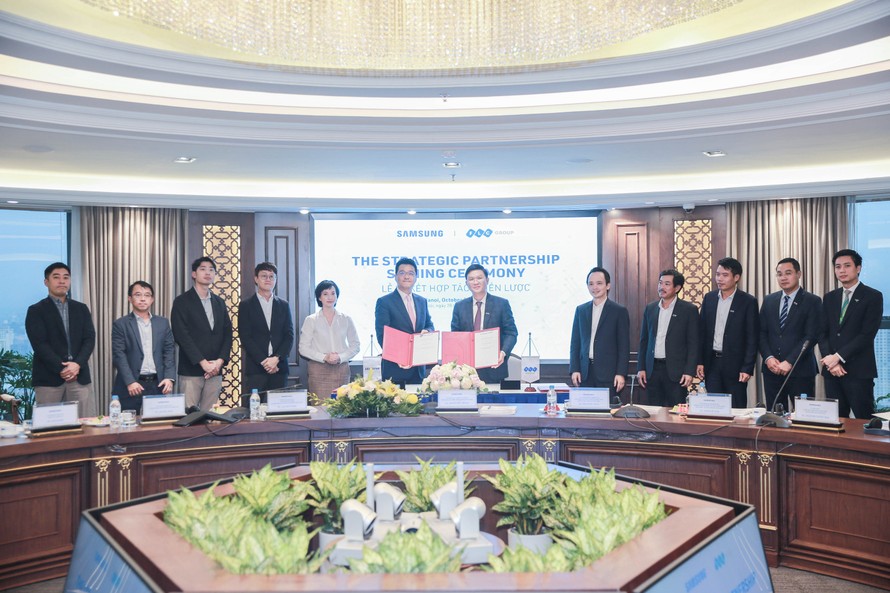 Lễ ký thỏa thuận hợp tác chiến lược giữa Tập đoàn FLC và Samsung