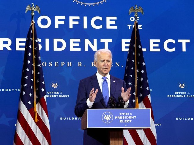 Tổng thống Mỹ đắc cử Joe Biden. Ảnh: ALEX WONG / GETTY IMAGES