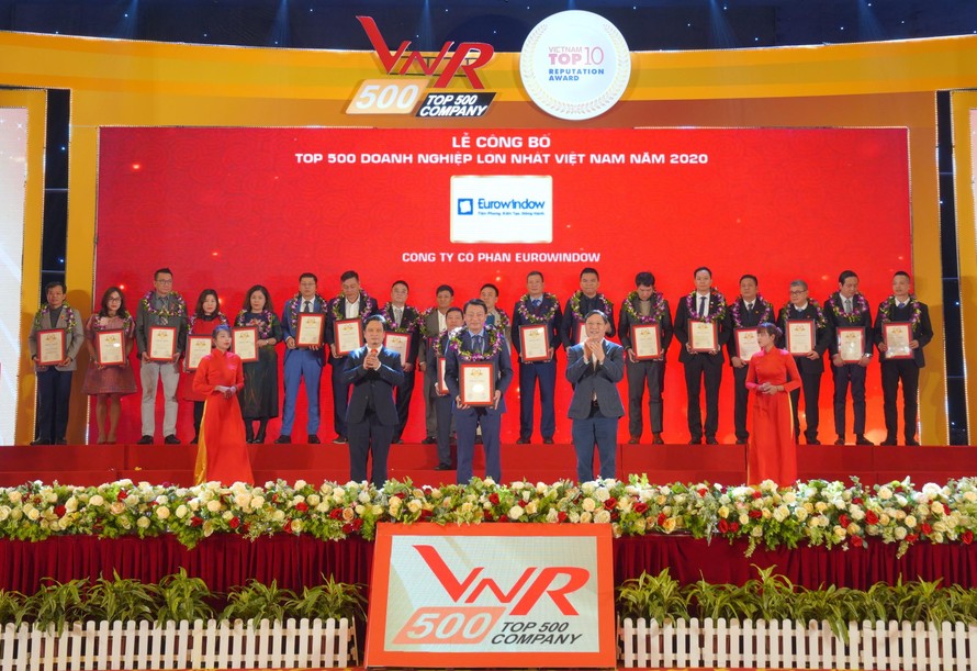 Eurowindow tiếp tụclọt Top 500 doanh nghiệp lớn nhất Việt Nam 2020