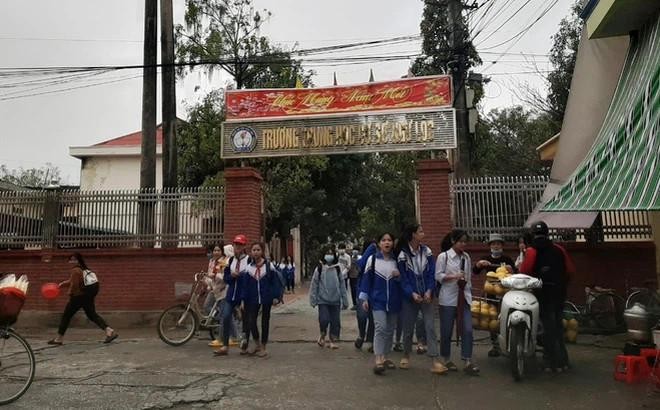 Trường THCS Ngư Lộc (huyện Hậu Lộc, tỉnh Thanh Hóa) - nơi cô Xuyến công tác. Ảnh: DN&TT