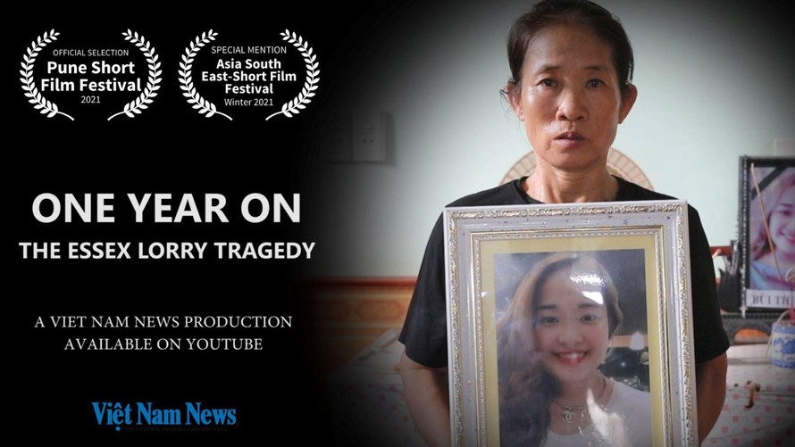 Bộ phim “Một năm sau thảm kịch xe tải Essex” được thực hiện tại huyện Yên Thành, tỉnh Nghệ An vào tháng 10/2020. Ảnh: VietnamNews.