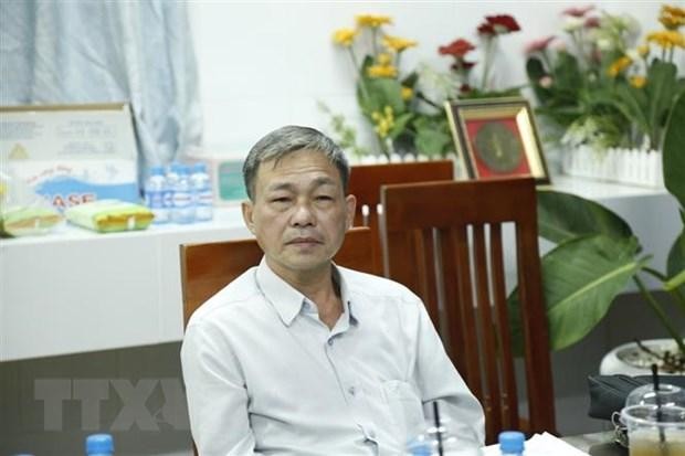 Ông Đỗ Việt Hùng, Phó Giám đốc Trung tâm y tế thành phố Dĩ An. (Ảnh: TTXVN)