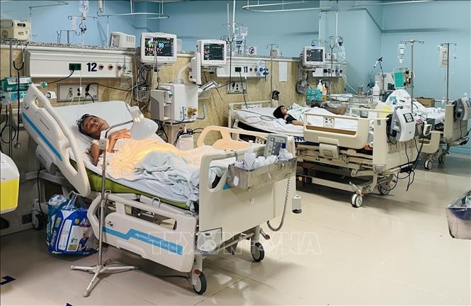 Bệnh nhân bị ngộ độc rượu điều trị tại Bệnh viện đa khoa Đồng Nai. 