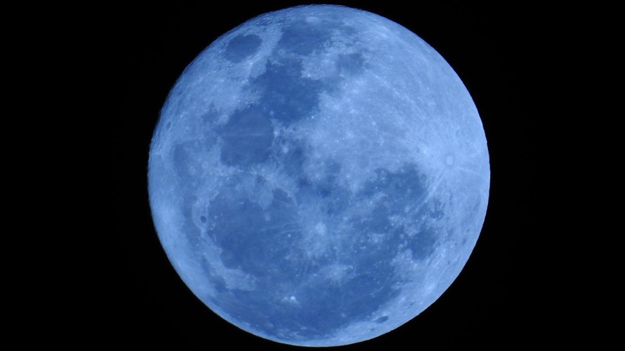 Hiện tượng siêu trăng xanh tiếp theo 14 năm nữa mới xuất hiện. Ảnh minh họa: Space.com