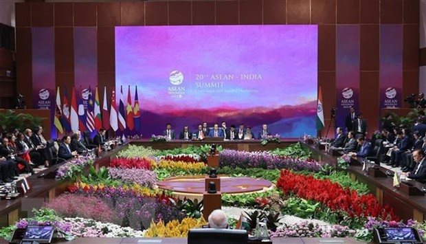 Hội nghị Cấp cao ASEAN-Ấn Độ lần thứ 20. (Ảnh: Dương Giang/TTXVN)