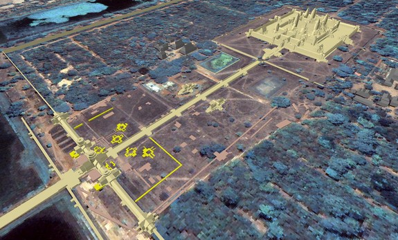 Phát hiện 8 tòa tháp bí ẩn bị chôn vùi ở đền Angkor Wat