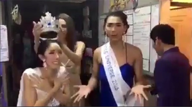 Cười đau bụng Clip Miss Universe 2015 phiên bản Thái 