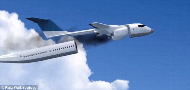 Cận cảnh chiếc máy bay tương lai đảm bảo an toàn tối đa khi tai nạn