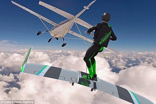 Thử nghiệm công nghệ mới cho phép con người lướt trên mây trời