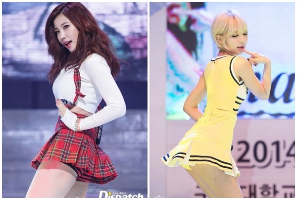 Váy của các ngôi sao K-pop đang ngày một ngắn hơn?